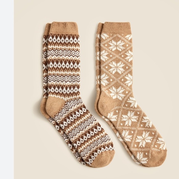 Fair Isle trouser socks Jcrew - Picture 1 of 2
